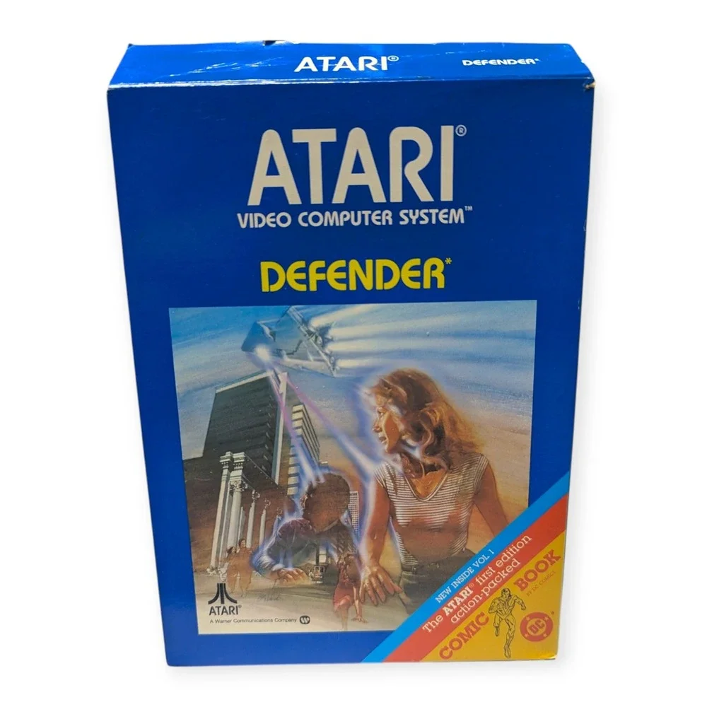 Atari 2600 Defender Video Game Original Box Manual CX2609 Vintage 1982‎